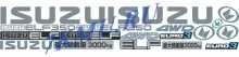 Стикеры для грузового авто Исуцу 350